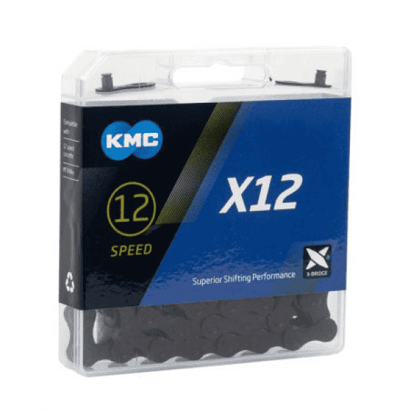 KMC ketting X12 black tech 126s