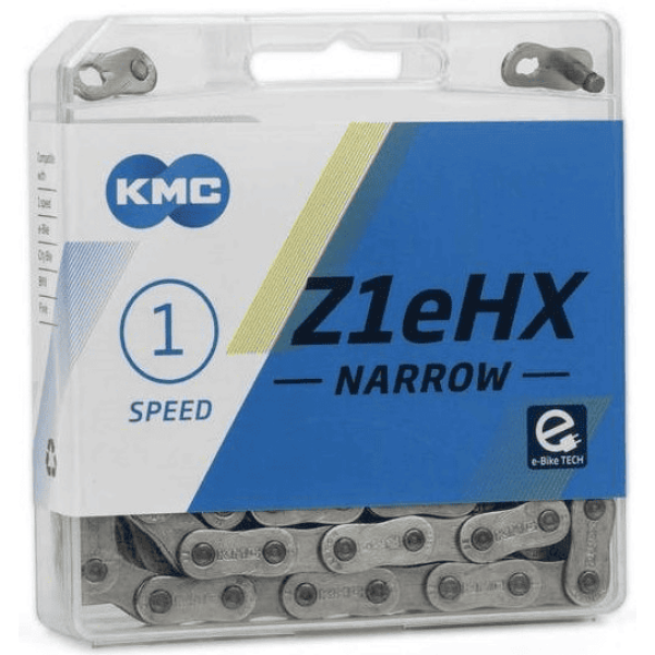 KMC ketting Z1eHX 3/32 narrow silver 112s