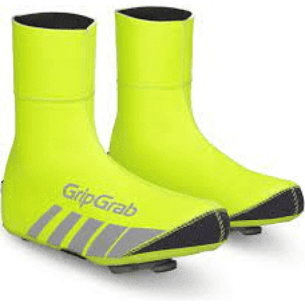 RaceThermo Hi-Vis Waterproof Winter Shoe Covers M