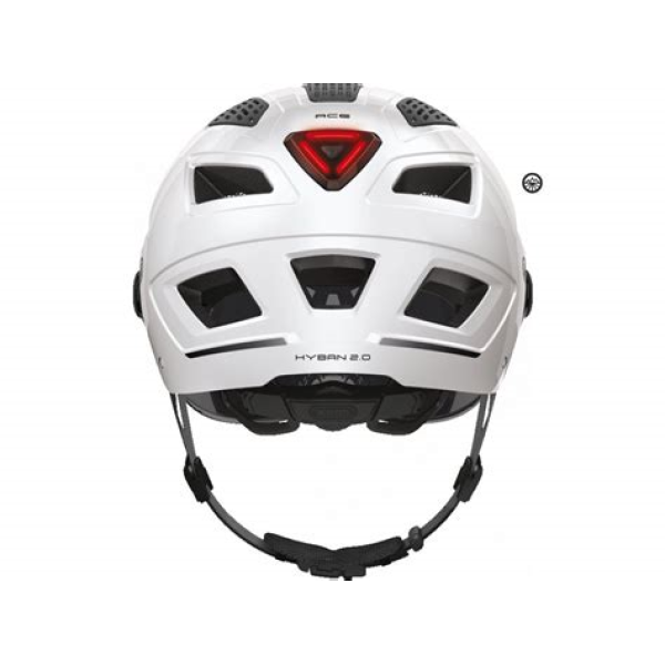 Abus helm Hyban 2.0 polar white M 52-58cm